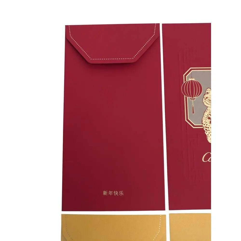 2026 Cartier Red Envelopes Lunar New Year Year of the Horse Chinese 10x Panthere